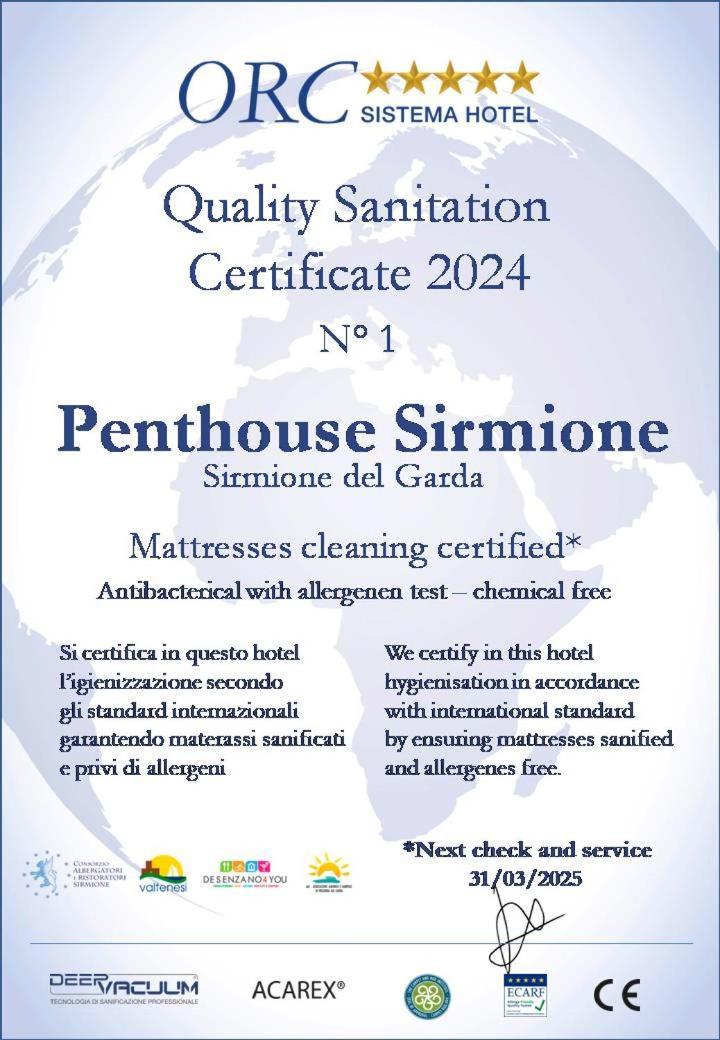 Penthouse Sirmione Close The Lake Kültér fotó